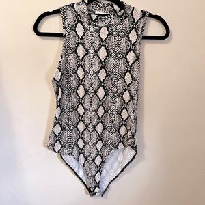 Snake skin body suit